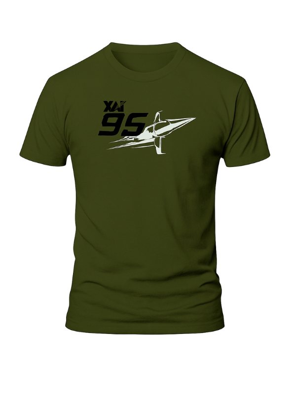 Футболка ХАІ «Jet 95» в оливковому кольорі